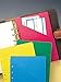 Day-Timer ColorLife Loose-Leaf Slash Pockets, Desk Size, 5.5 x 8.5 Inches, Assorted Colors, 4 Pack (87298)