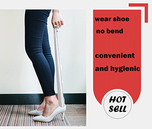 4 Long+Handled+Metal+Shoe+Horn