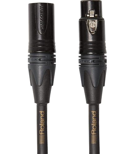 Roland XLRケーブル Amazon.com: Roland Black Series Heavy-duty XLR Microphone