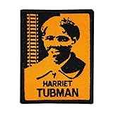 David Cherry Artist Patch - Harriet Tubman American Slave Freedom Fighter Face Logo