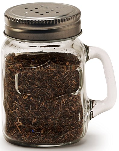 image for Circleware Glass Mini Mason Jar Mug Salt and Pepper Shakers with Handl