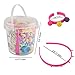 SOTOGO 270 Pieces Snap Beads Pop Beads Art Crafts for DIY Jewelry Making Set Toys (Do Not Need String) - Hair Clasp,Necklace, Bracelet and Ring, Best Toys Gift