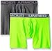 Under Armour Men's Original Series 6” Boxerjock, Carbon Heather/Hyper Green, XX-Large, Pack of 2