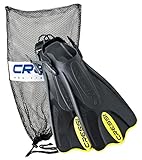 Cressi Palau Short Snorkeling Swim Fins with Mesh Bag