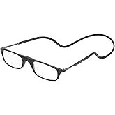 Calabria SP03 Snap Magnetic Reading Glasses Blue Light Blocking Adjustable Temples Around Neck Hanging Readers Computer Work