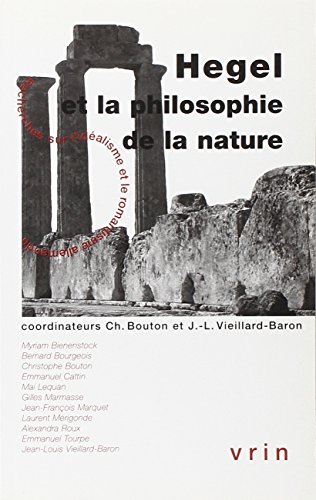 Hegel et la philosophie de la nature