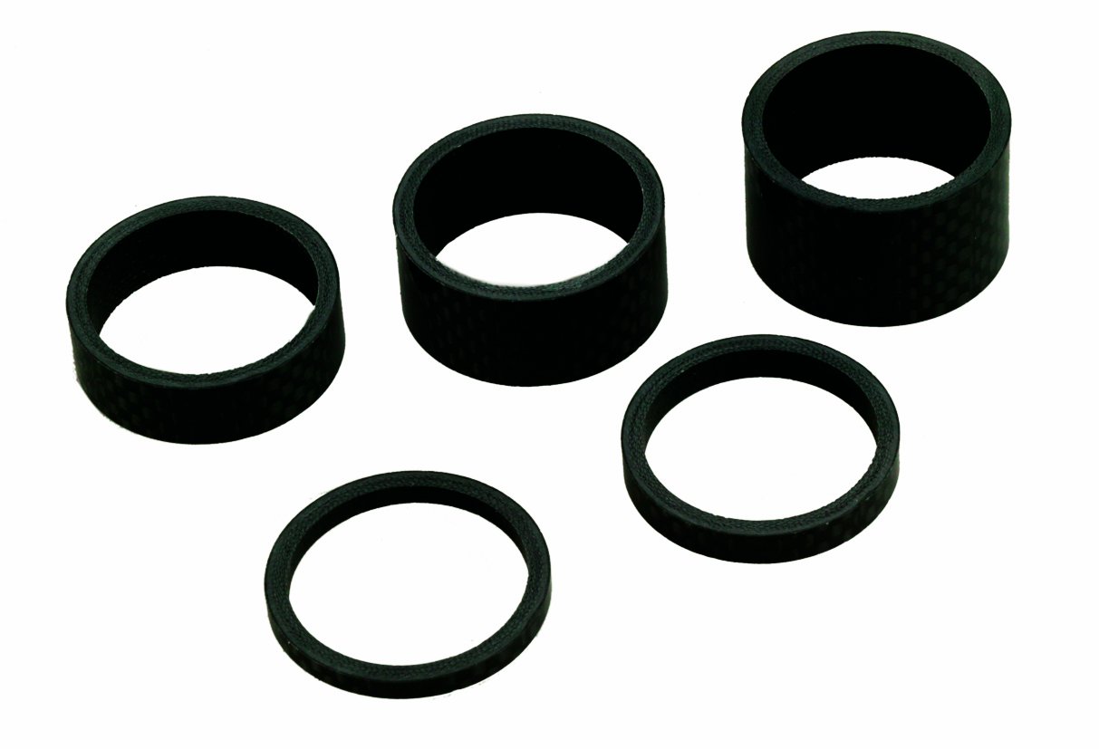 Point 29270001 Aluminium Spacer Kit 1 1/8 Inch 3/5 / 10/15 / 20 mm Black