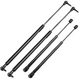 ECCPP 2pcs Liftgate and 2pcs Window Glass Lift Supports Struts for 2005-2008 Jeep Grand Cherokee