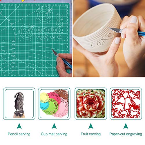 Exacto Knife Upgrade A4 Self Healing Cutting Mat Precision Carving Craft Knife Hobby Knife