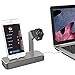 OLEBR Apple Watch Series 3 Stand iPhone X/8/8Plus/7/7Plus/6s/6s Plus Dock, [2 in 1 Charging Dock] Apple Watch Charging Stand, Aluminum Charger Station for iWatch Series 3/2/1/Nike+,iPhone 5/SE-Gray …