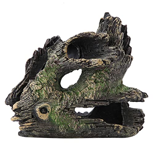FTVOGUE Aquarium Driftwood Artificial Wood Tree Trunk Root Shrimp Spawning Ground Cave Fish Tank Vivarium Decoration(ST-004C)