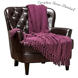 Chanasya Premium Textured Knit Throw Blanket with