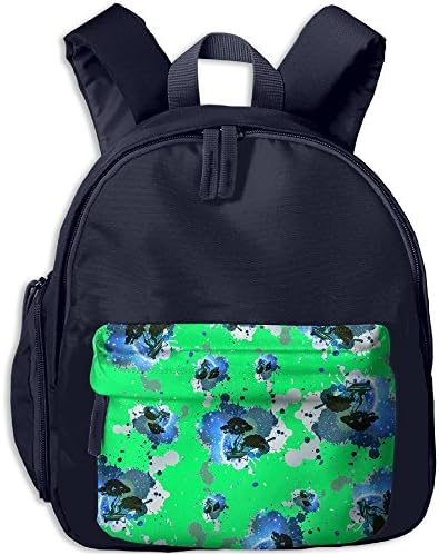 Bonsai Tree Icon Galaxy Boys Carrying Bookbag Printed Anti-lost Schoolbag