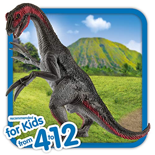 schleich DINOSAURS 15003 Große Realistische Therizinosaurus Dino Figur mit Beweglichem Kiefer - Detailliertes Prähistorisches, Robustes Dinosaurier Spielzeug für Spielerisches Lernen - Ab 4 Jahre – Bild 3