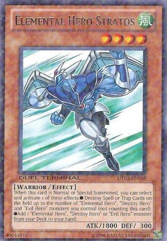 Yu-Gi-Oh! - Elemental Hero Stratos (DT03-EN058) - Duel Terminal 3 - 1st Edition - Rare