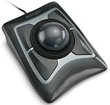 Kensington Expert Mouse Wired Trackball Grey 4 Buttons Ambidextrous Scroll Ring