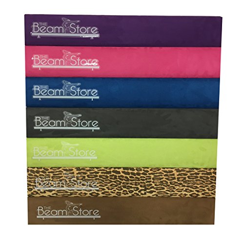 The Beam Store Suede Gymnastics Balance Beam, Leopard, 8-Feet Made in USA