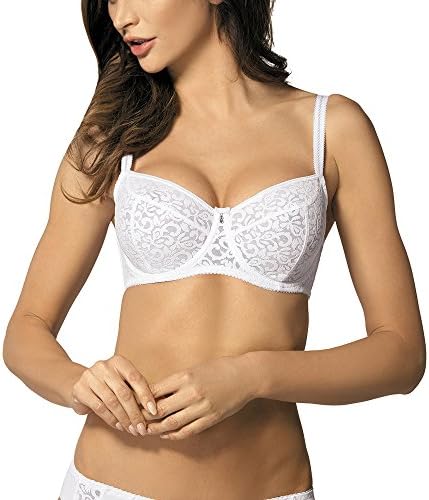 Gorteks Marilyn/B2 Underwired Smooth Bra Without Padding For Big Bust Maxi Size Adaptable Not Separable Straps - Made In EU