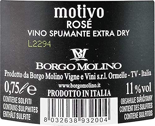 VINELLO 6er Weinpaket Italien - Motivo Rosé extra dry - Borgo Molino mit VINELLO.weinausgießer | 6 x 0,75 Liter – Bild 6