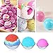 MOMENTY NEW DIY Metal Bath Bombs Molds Kits and Supplies, Homemade Round Sphere Shapes Fizzy Bombs, for Crafting Your Own Fizzles,8Pcs, by