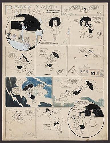 Amazon Com Infinite Photographs Photo Bobby Make Believe His Imagination Soars Skyward 1915 1919 Cartoon Virginia Size 8x10 Photographs