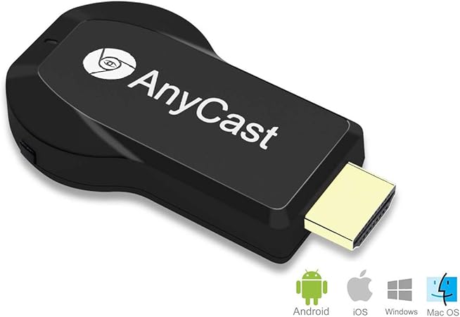 Amazon 19最強アップグレード Anycast Wifiディスプレイ Olysa Anycast ドングルレシーバー クロムキャスト 1080pドングルレシーバー 簡単接続モード 無線hdmiアダプター ワイヤレス スマホテレビ接続 Miracast Airplay Chrome アプリ互換性あり 大画面 高画質動画