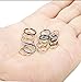 Udalyn 18 Pcs 18G Stainless Steel Nose Ring Cartilage Hoop Piercing For Men Women 6 Mixed Colors