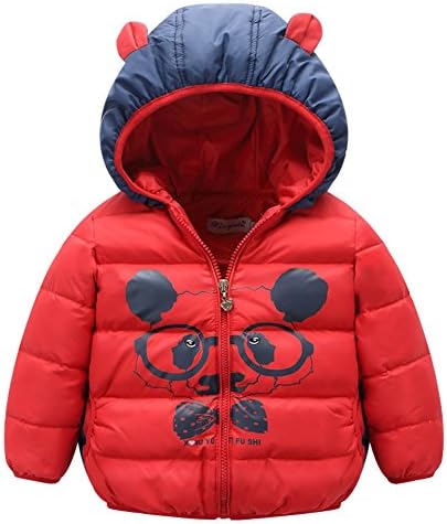 Ellove Chic Toddlers Winter Down Coat Hooded Travel Warm Tiger Jacket Outwear