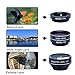 Apexel 3 in 1 Camera Lens Kit 198°Fisheye Lens + 0.63x Wide Angle Lens + 15X Macro Lens for iPhone Samsung Galaxy S7/S7 Edge,S6/S6 Edge,S5 S4 Note 5/4/3 HTC LG Phones