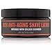 RICH ANTI AGING SHAVING CREAM FOR MEN - Shavology Shave Lather infused with Golden Seaweed For Men - Advanced Shaving Cream 2-in-1 Anti-Aging Skin Care Eliminates Razor Burn, Bumps, Rashes and Ingrown