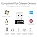 USB Bluetooth Dongle Bluetooth Adapter for PC 4.0 EDR Receiver Techkey Wireless Transfer for Stereo Headphones Laptop Windows 10 / 8.1 / 8 / 7 / Raspberry Pi / Linux