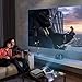 Projector, GooDee Upgraded 3200 lm Luminous Flux LED Source Video Projector 180