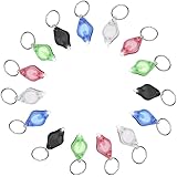 Jowbeam 15 Packs Mini Keychain Mini LED Flashlight Key Ring Light Torch Light Lamp, Dog Light, Dog Collar Light, White Beam