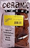 Creative Hobbies Ceramic Mold Rubber Bands, Special Heavy Duty Formulation, 1 Pound Bag - 9 Inch Size