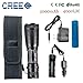Titop 2016 4000lm Aluminum E17 Cree Xm-l T6 LED Torches Zoomable LED Flashlight Accessories Torch Lamp+ac/car Charger+one 18650 Rechargeable Battery Include Battery