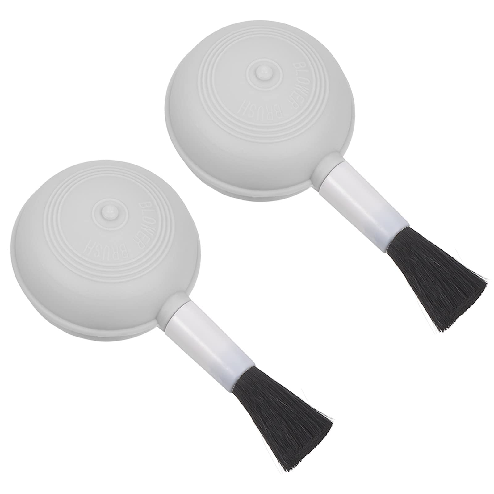 PATIKIL Air Dust Blower and Soft Brush 2Pack 20mm Keyboard Cleaning Brush for Laptop Computer Screens Keyboard Window Gray
