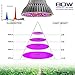 80W Led Grow Light Bulb, Plant Light Bulbs Full Spectrum for Indoor Plants Hydroponics Vegetables and Seedlings, Grow Bulb for Flowers Tobacco Garden Greenhouse and Organic Soil (E26 120LEDs)