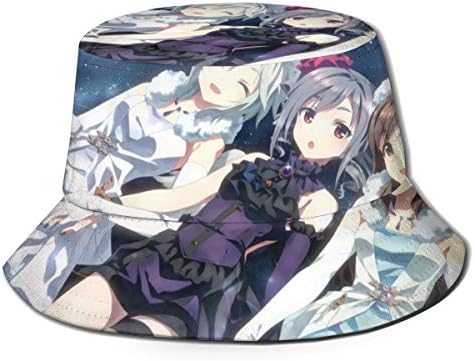 漁師の帽子 フィッシャーマンズハット ユニセックス アニメの女の子 ショッピング ビーチ キャンプ ハイキング 釣り