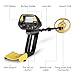 INTEY Classic Metal Detector - Lightweight Gold Digger with Pinpoint Function/Waterproof Search Coil -High Accuracy Metal Detectors Plus Folding Shovel/Rucksack (Min Length: 30In; Max Length: 40In)