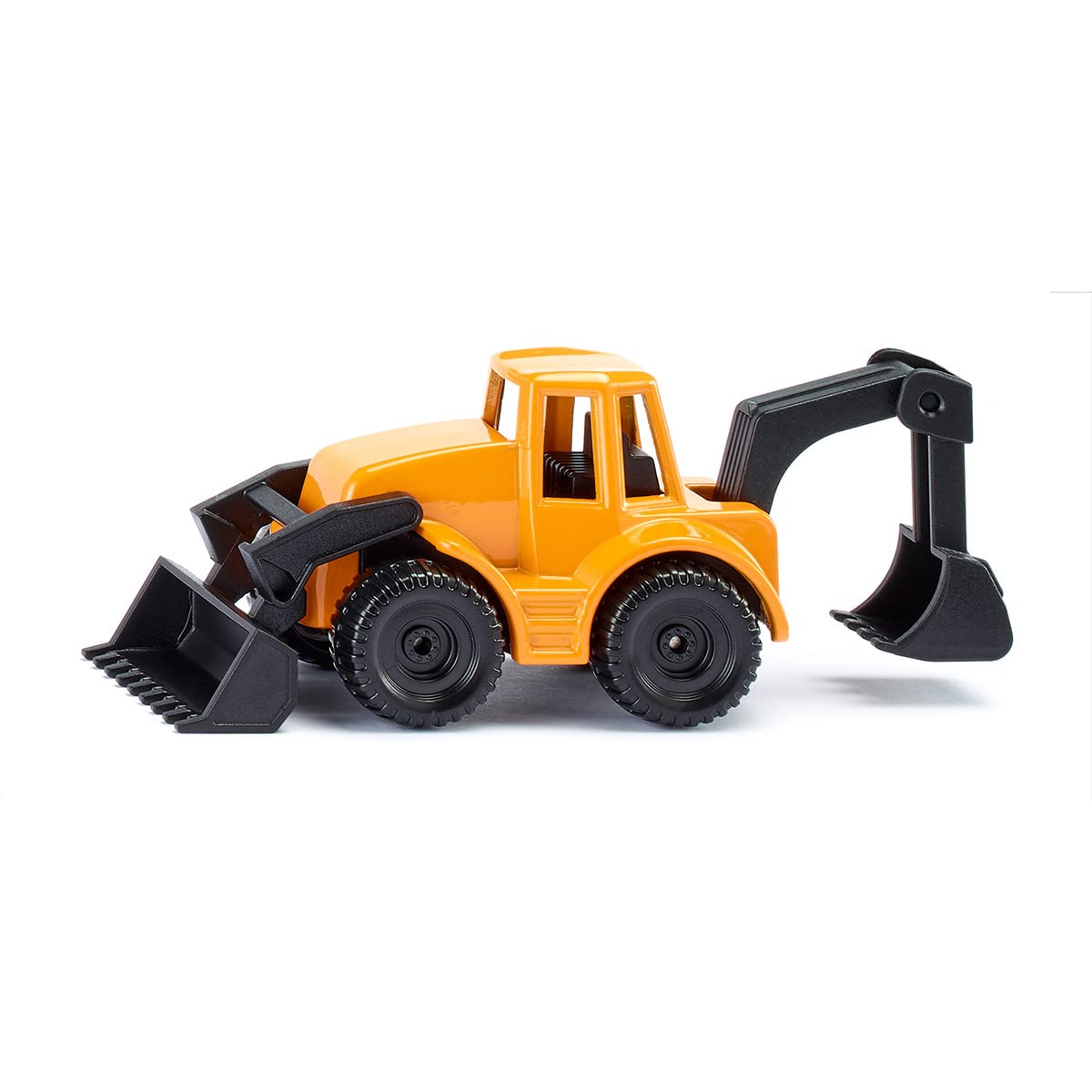 siku 1103, Backhoe Loader, Metal,Plastic, Yellow,Black, Movable parts