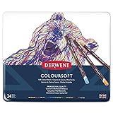 Derwent Colored Pencils, Drawing, Art, Colorsoft, 24-Pack (0701027)