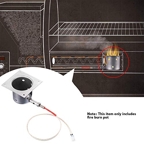 QuliMetal Fire Burn Pot Replacement Parts for Traeger and Most Pit Boss