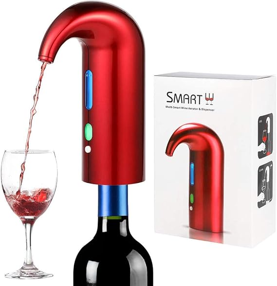 Electric Wine Aerator, Portable Pourer Instant Wine Decanter,