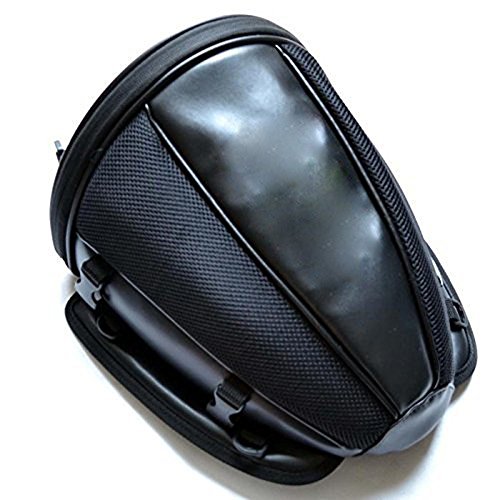 Motorcycle Rear Seat Bag Multifunction Saddle Bag Universal Moto Tank Bag Racing Oil Tank PU Leather Storage Tail Bags - Thumbnail 4