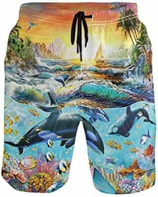 sloth swim trunks
