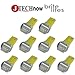 britelites 10x T5 5050 SMD LED Yellow Instrument Panel Dash Light Bulb 74 17 18 37 70 2721