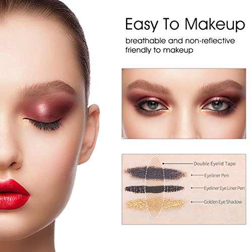 240 Pair Natural Invisible Fiber Double Eyelid Tape Stickers - Instant Eye Lift Without Surgery - Perfect for Hooded, Droopy, Uneven, or Mono-eyelids (Natural Complexion, Wide) by Lameila