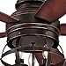 Westinghouse 7217100 Stella Mira 52-Inch Oil Rubbed Bronze Indoor Ceiling Fan, LED Light Kit, Remote Control Included
