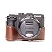MegaGear Ever Ready Protective Leather Camera Case, Bag for Canon PowerShot G3 X, G3X Digital Camera (Dark Brown) (Model: MG569)