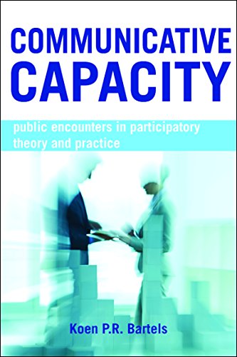 Communicative capacity: Public encounters in participatory theory and practice